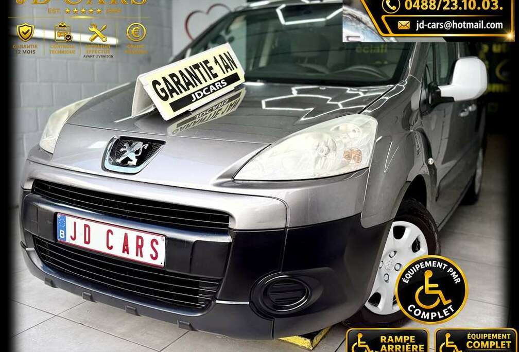 Peugeot PARTNER TEPEE 1.6 HDI ‼️EQUIPEMENT PMR‼️GARANTIE 1 AN CTOK