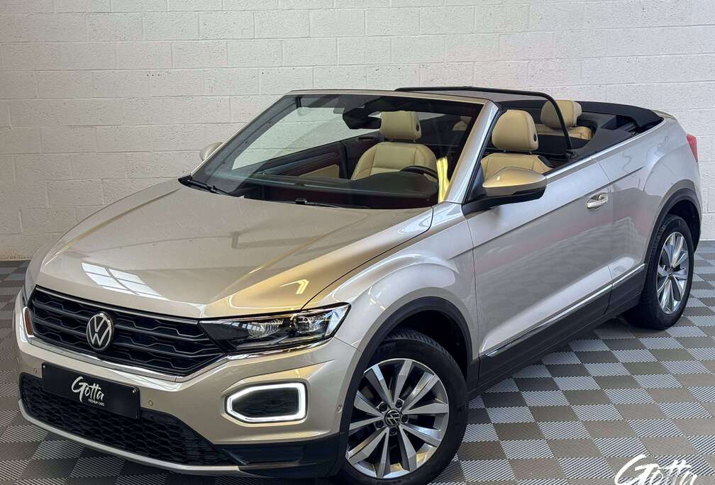 Volkswagen Cabriolet 1.0 116CH*CARPLAY/CAMERA/CUIR/GPS/PARE-VENTS/LED/SERVICE VOLKSWAGEN