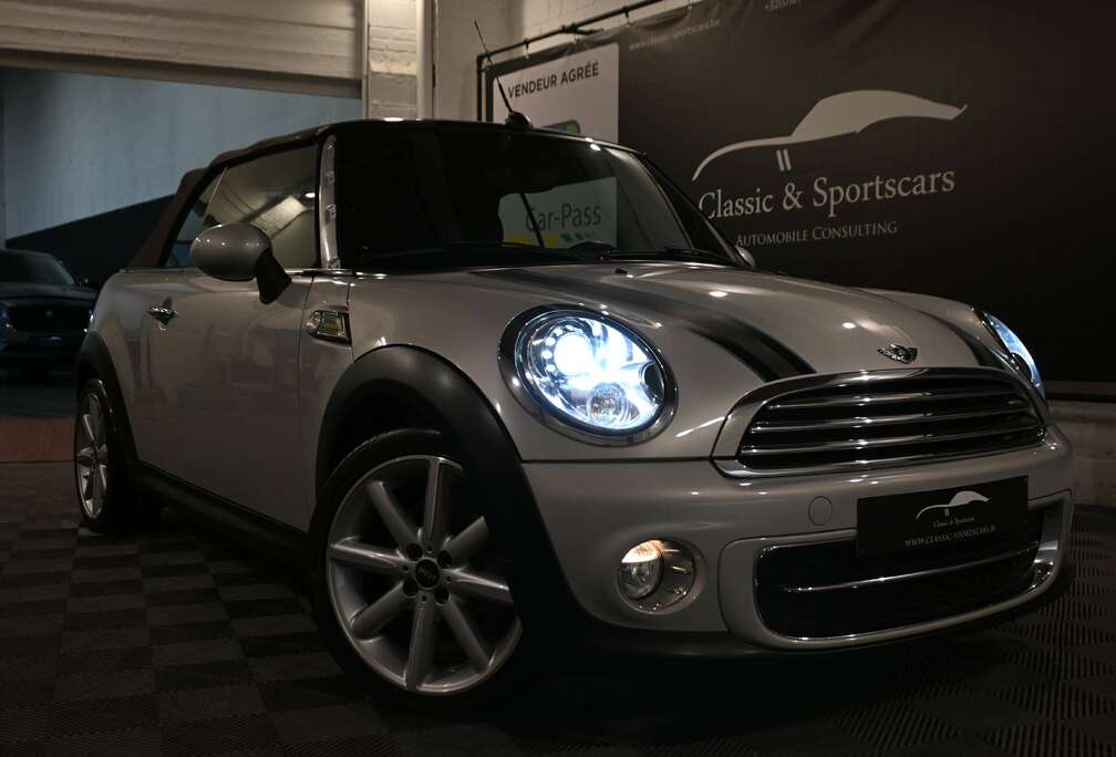 MINI COOPER 1.6D CABRIOLET / XENON / GPS NAVIGATION / CUIR / PDC !!