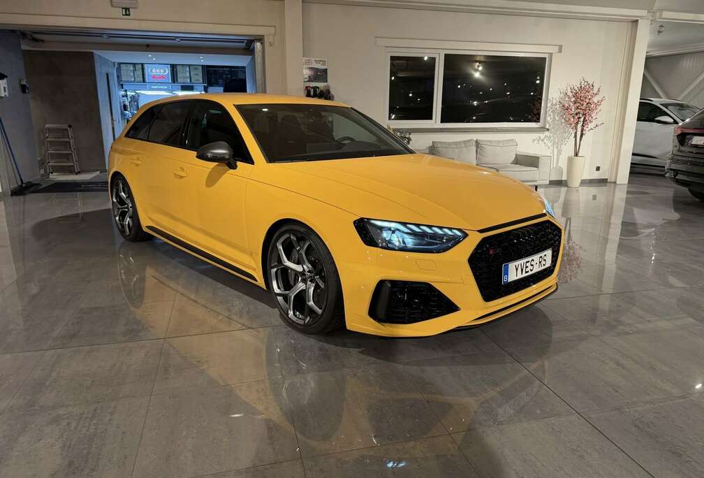 Audi RS4 Avant 2.9 V6 TFSI Quattro 25 YEAR EDITION * FULL FULL EXCLUSIVE * 1 van de 3 int IMOLA GEEL NIEUWE WAGEN *****