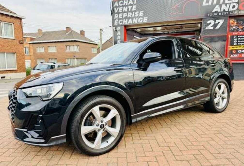 Audi Q3 40 TFSI Quattro (4x4) S line S tronic SPORTBACK Cuir Led Gps Garantie