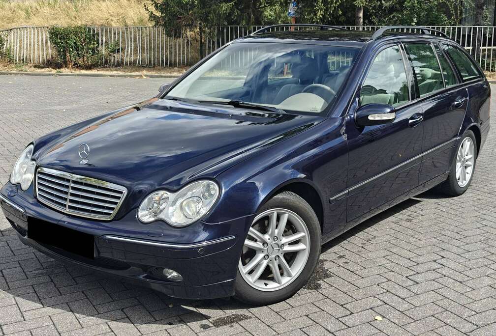 Mercedes-Benz C180K W203 Elegence Break 2003 183Km Bi-Xenon Airco Euro 4 CT BLANCO