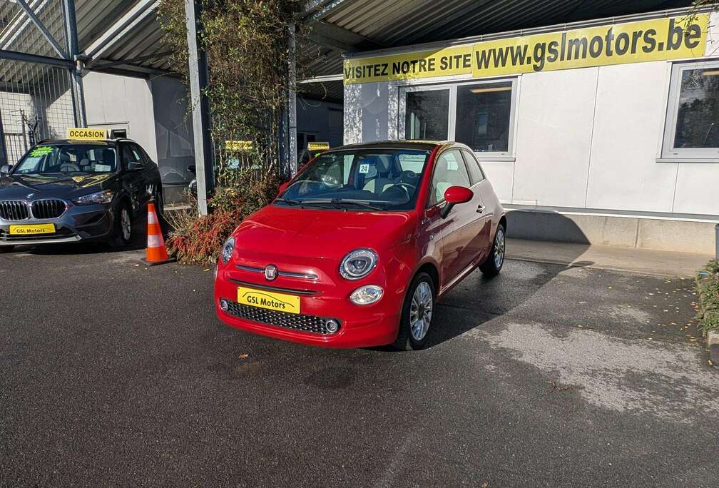 Fiat GARANTIE 3 ANS 1.0 70cv Rouge 49.777km Airco Radio
