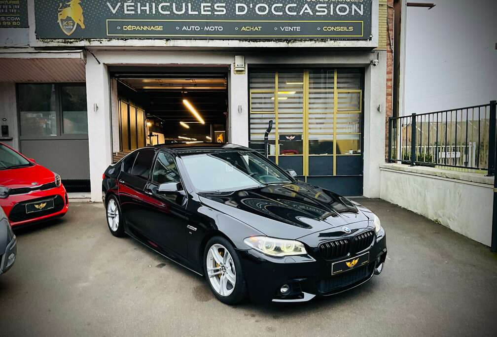 BMW BMW 530d Pack M Sport  Full Black  Cuir Brun
