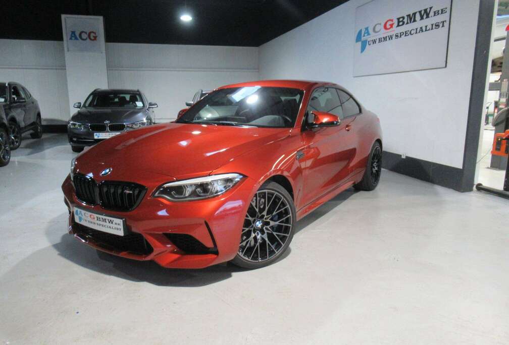 BMW Coupé 3.0 M2 Competition DKG PRACHTIGE SUNSET ORANGE Carplay LED Navi Pro werkelijk nieuwe staat! volledig origineel !