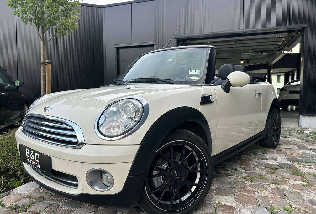 MINI Cooper Cabrio 1.6i Beige - Xenon, Navi, Parkeersensoren, Set Monaco-velgen, ...