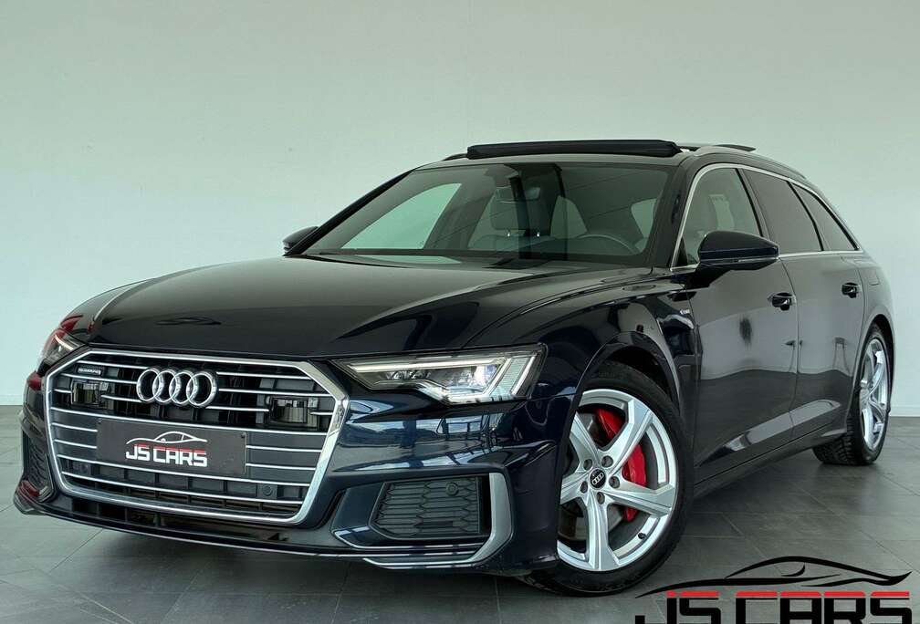 Audi BREAK 2.0 TFSi Quattro PHEV FULL S-LINE-T.O.-COCKPIT-CARPLAY-CAMERA-GPS-CUIR-JANTES19-PDC