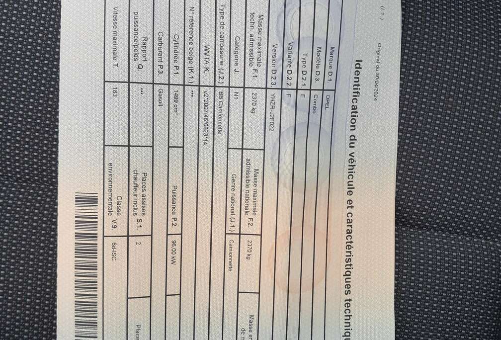 Opel Camionette utilitaires