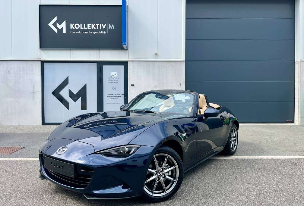 Mazda 1.5i Kazari / Deep Crystal Blue / Beige Nappa Leder / Bose / Camera / Apple & Android Carplay / Garantie tot 2029