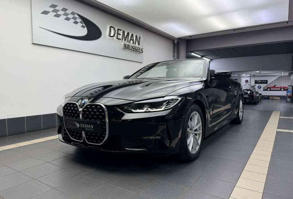 BMW Cabrio 420iA * Harman Kardon * Chauffe nuque * Volant chauffant * Pare-vent * Cuir