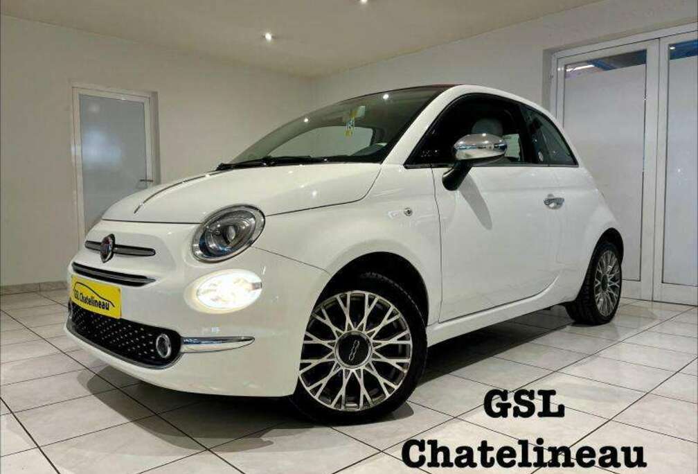 Fiat 1.2i 69cv Mirror blanc 2019 Navi/Carplay/Clim