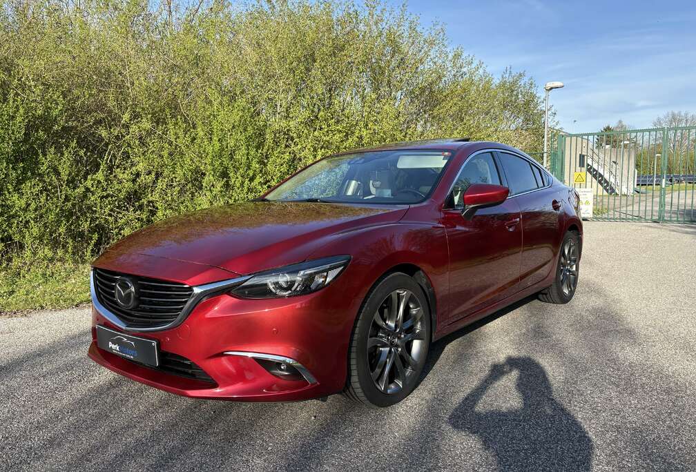 Mazda 6 2.2 D Skycruise - Full Option*Garantie*Leder*LED*OpenDak*Ohb*Bose*Head-Up*Trekhaak*Keyless go