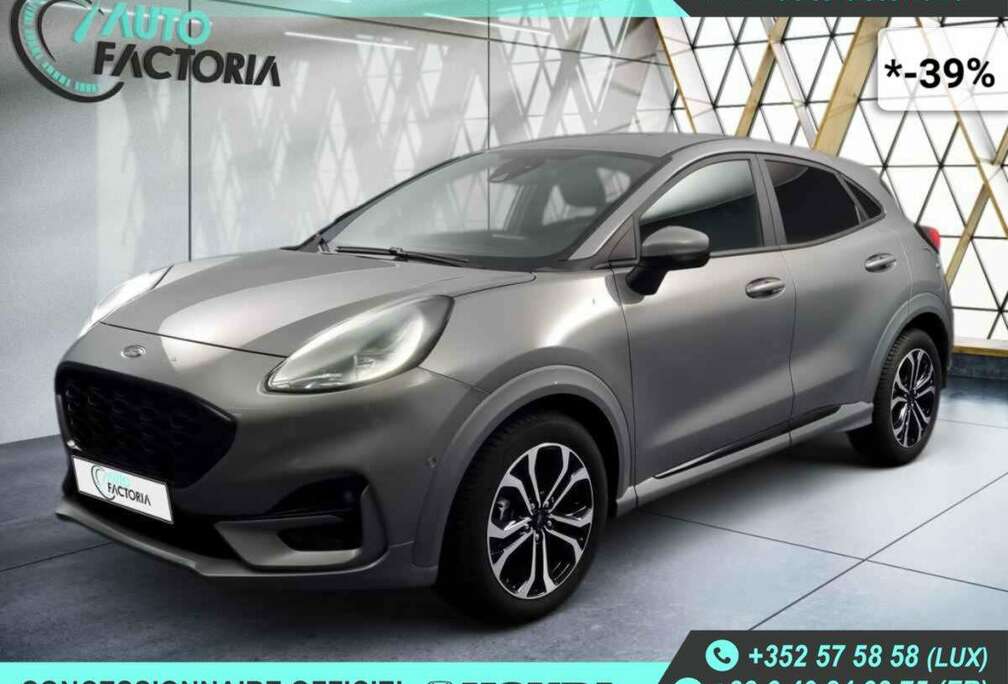 Ford -39% 1.0 HYB 155cv BVA ST Line +GPS+CAM+LED+Opts