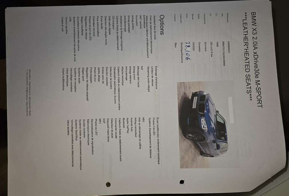 BMW PHEV 2.0iA xDrive30e OPF