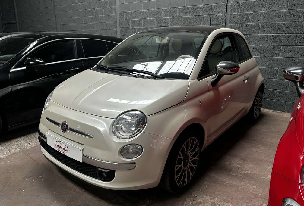 Fiat BLANC NACRE * TOIT PANORAMIQUE * CARNET COMPLET