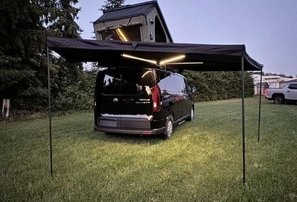 5490+btw Meerprijs voor Ruime Alu dak tent 2800x1600 mm en 270 Luifel met ledverlichting.