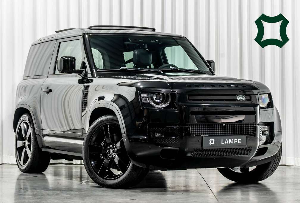 Land Rover 90 P525 V8 Full Black Trekhaak Pano HUD 360 ACC
