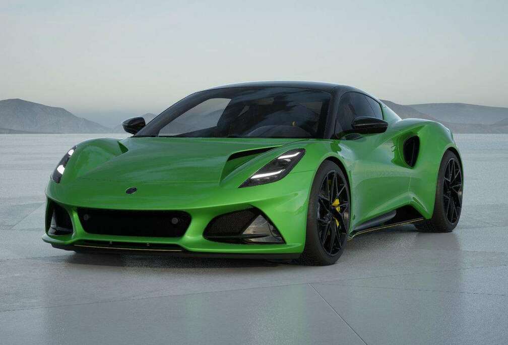 Lotus TURBO SE RACING LINE - EOS GREEN - ZWART ALCANTARA