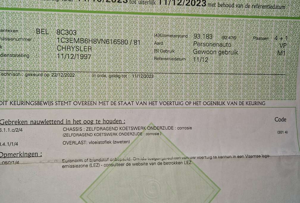 Chrysler 2.5i V6 LX A/S