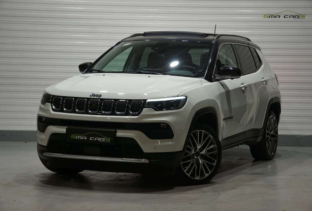 Jeep Compass PHEV 1.3 Turbo eAWD Limited-Navi-360°Cam-Acc-Pano-DodeH-Keyless-Garantie