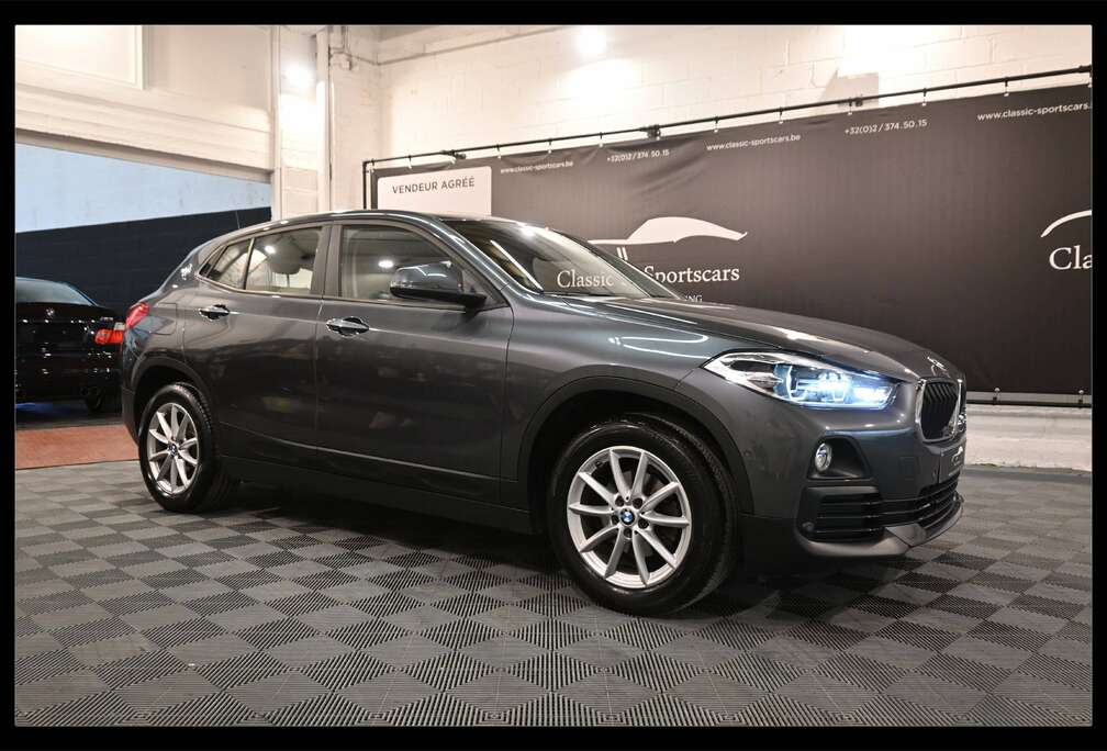 BMW X2 1.5 dA sDrive16 EURO 6d / CUIR / GPS NAVIGATION / BLUETOOTH / APPLE CARPLAY / ANDROID AUTO / LEDS / PDC !!