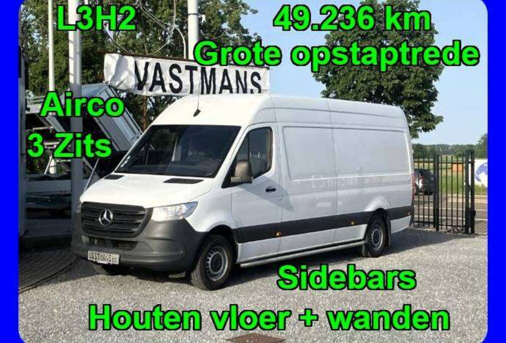 Mercedes-Benz 315 28.200€+BTW / L3 H2 / L3H2 / Grote opstaptrede / Houten afwerking