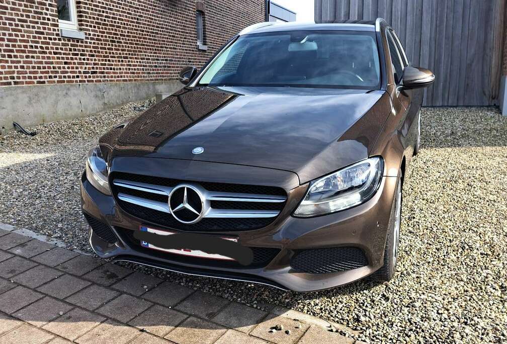 Mercedes-Benz C200d bruin, automaat volledig lederen zetels