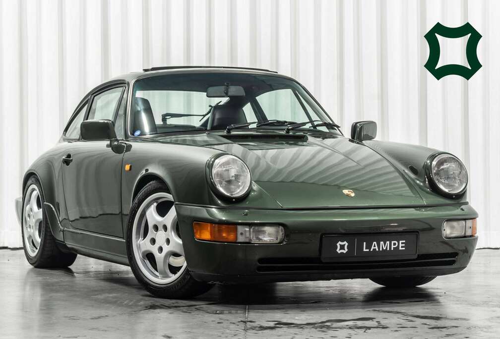 Porsche 964 Carrera 4 Coupé Manual PTS Oak Green Sunroof A/C