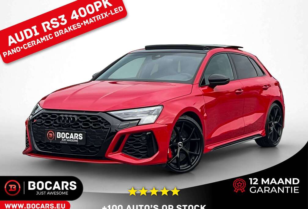 Audi Sportback 2.5 TFSI 400pk Quattro S tronic • PANO • Ceramic • RS-dynamicpakket • Full Option •