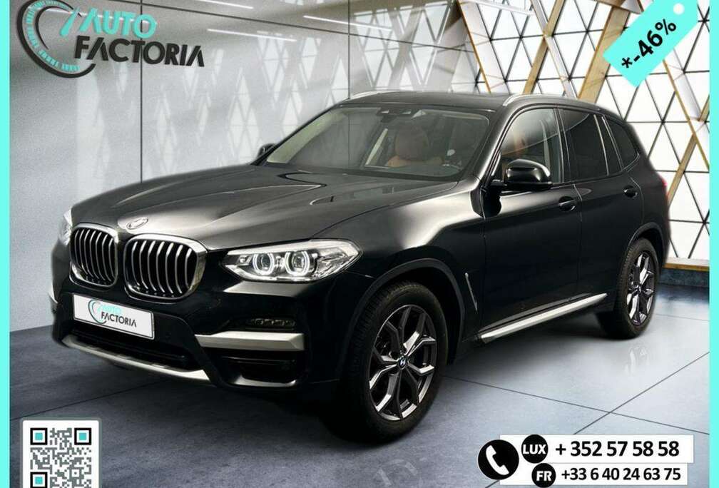 BMW -46% 20D 190CV BVA8 4x4 XLINE+T.PANO+GPS+CUIR+OPTS