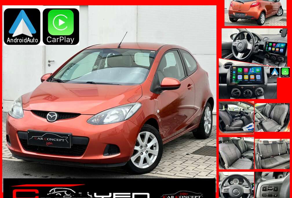 Mazda 2 1.3i Sport*Caplay*Airco*Bluetooth*1e Eigenaar*1er Propriétaire
