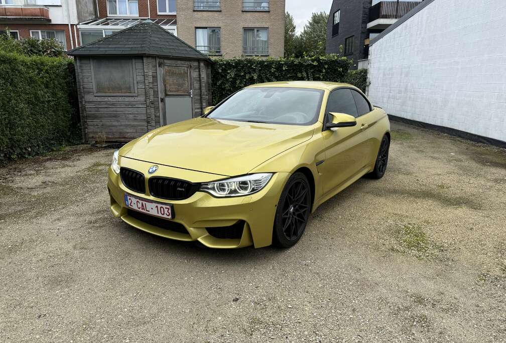 BMW M4 Cabrio 3.0 431hp automatic yellow pearl