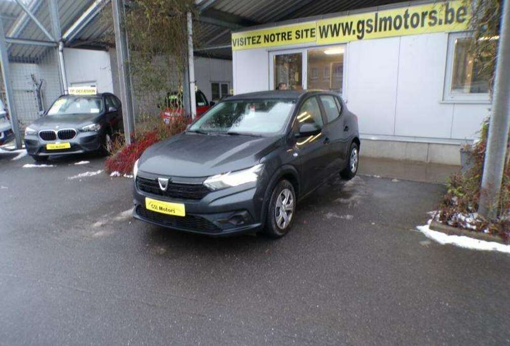 Dacia 1.000cc essence  67cv 01/22 gris métal  21564km