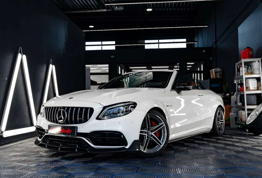 Mercedes-Benz Classe C63 AMG S FULL CARBON Cabrio Caméra*360*Bur