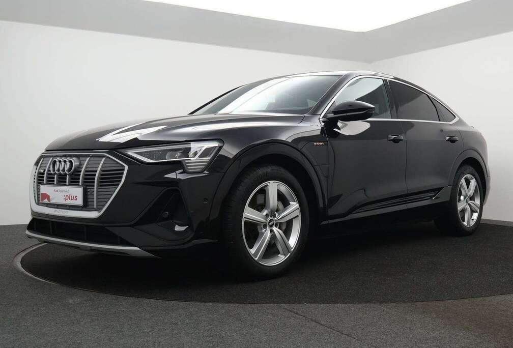 Audi 408PK E-Tron 95kWh 55 Sportback Quattro 2xS line *AUTOMAAT*TREKHAAK*LEDER*CAMERA*MEMORY*NAVI*APP-CONNECT*...*