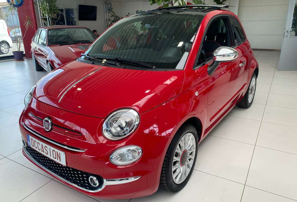 Fiat 500 1.0i MHEV Red GARANTIE CARPLAY TOIT OUVRANT