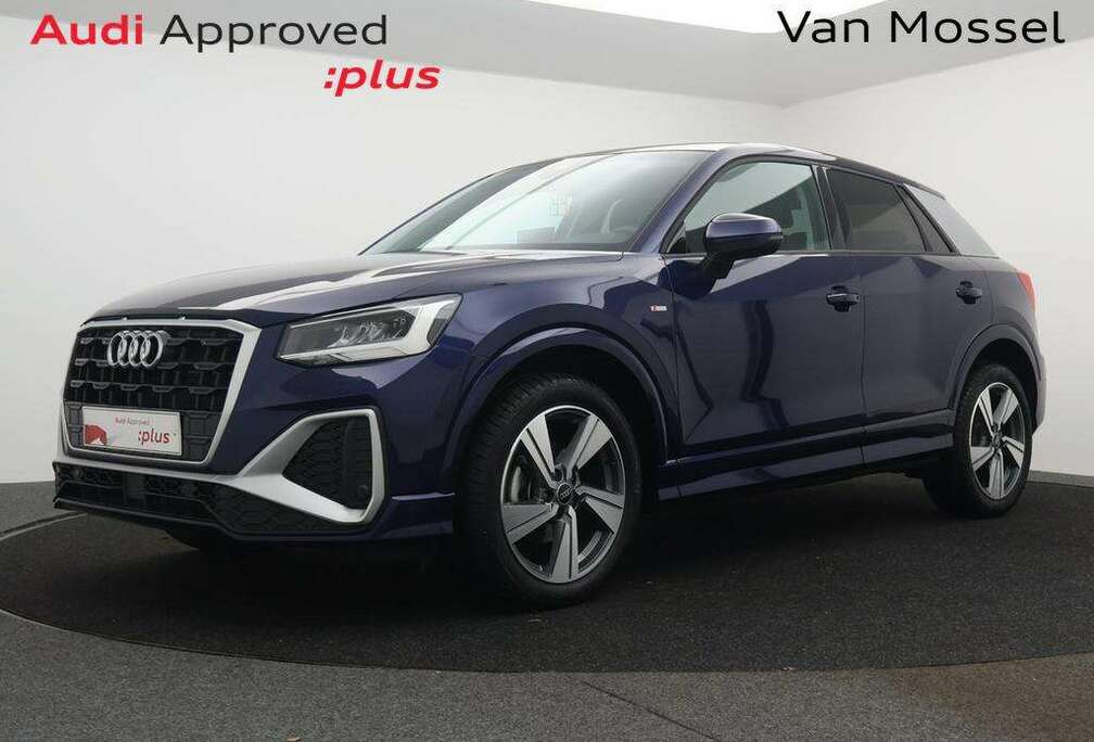 Audi Audi Q2 S-LINE 30TFSI 116PK *NAVI*LEDER*ZETELVERWARMING*CRUISE*DIGITAL DASHBOARD*APP CONNECT*...