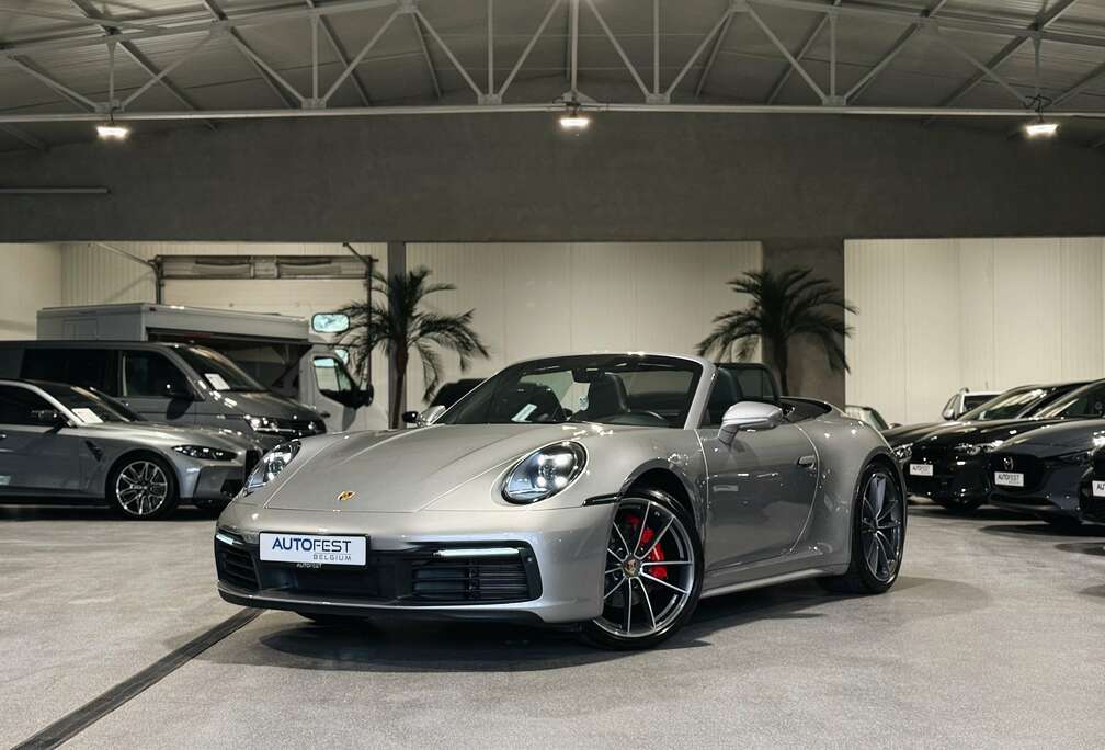 Porsche 992.1 Carrera 4 Cabriolet  GT - Zilver - Garantie