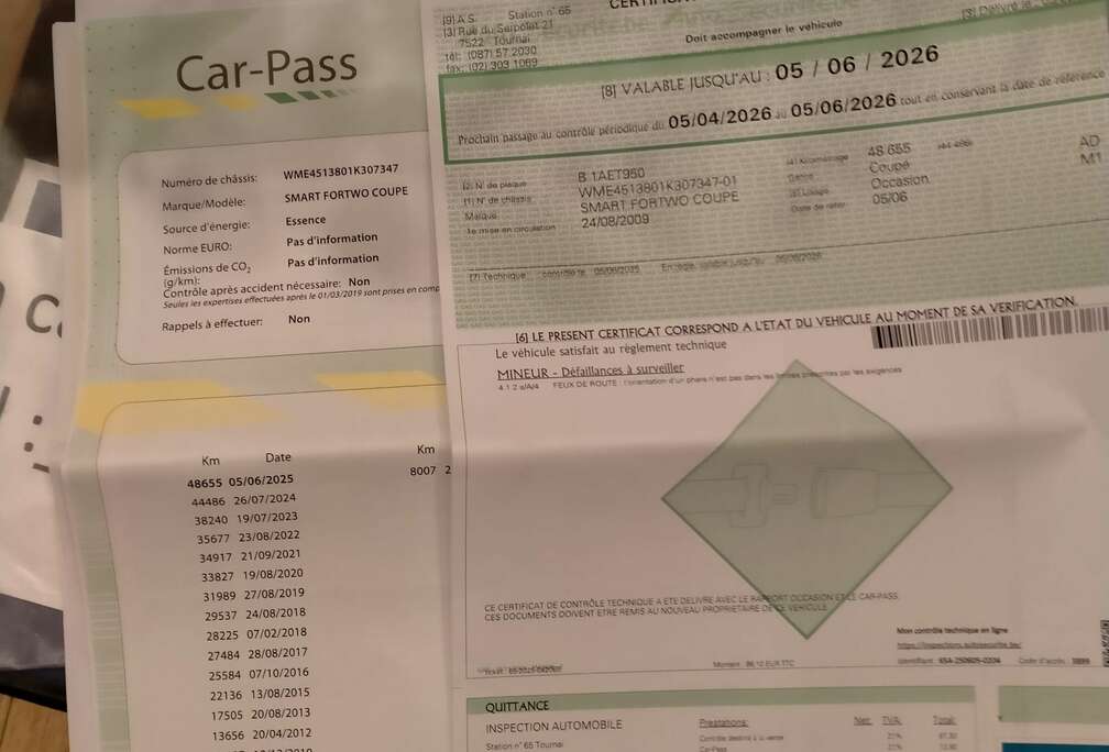 Smart Coupe 1.0i Mhd Passion Softouch