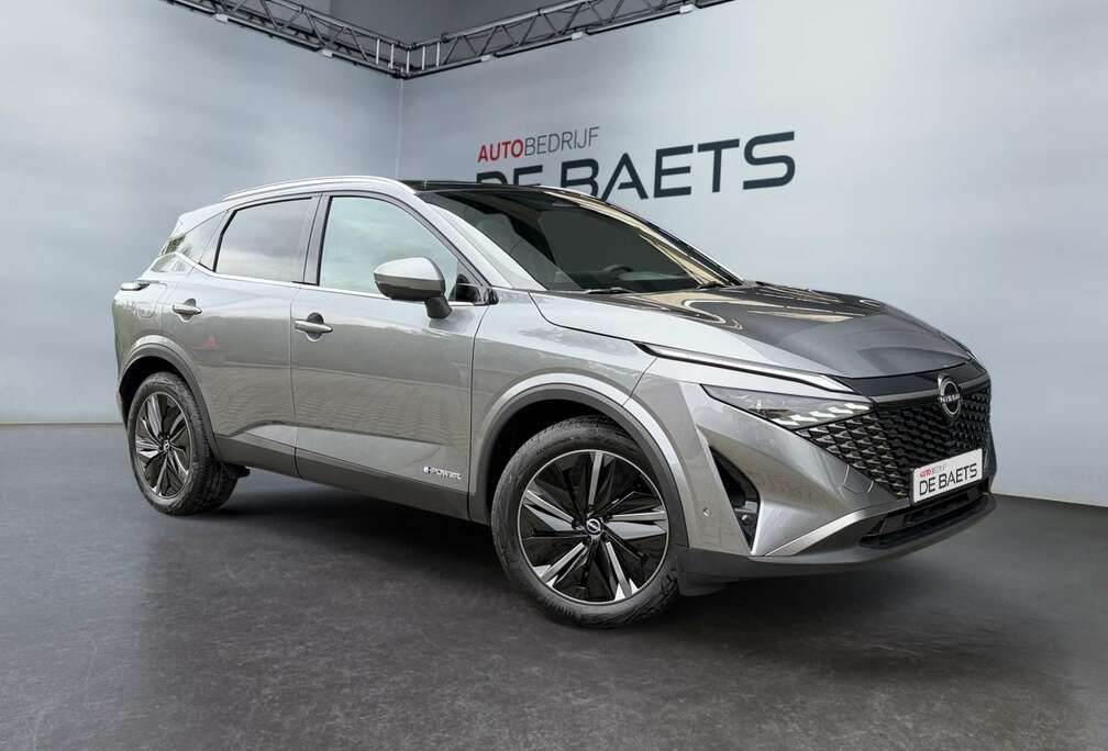 Nissan e-Power 1.5*DIG-T*190*Tekna*Pano*Navi*Carplay*AndroidAuto*360camera*GARANTIE