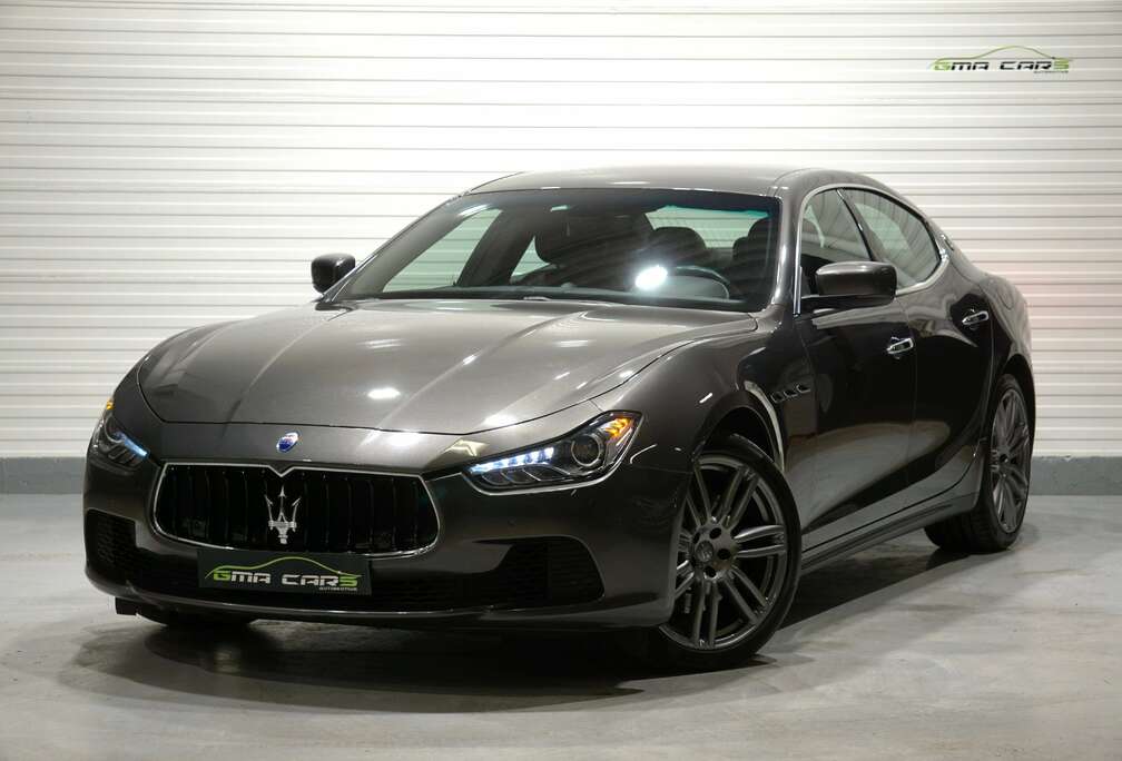 Maserati Ghibli 3.0 D V6  Automaat-Navi-Leder-Cam-PDC-Keyless-Garantie