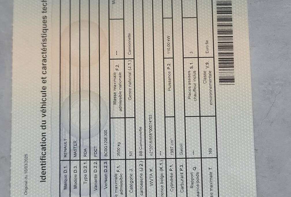 Renault 2.3 dCi 35 L3H2 En.Bl. Grd Confort(EU6d)