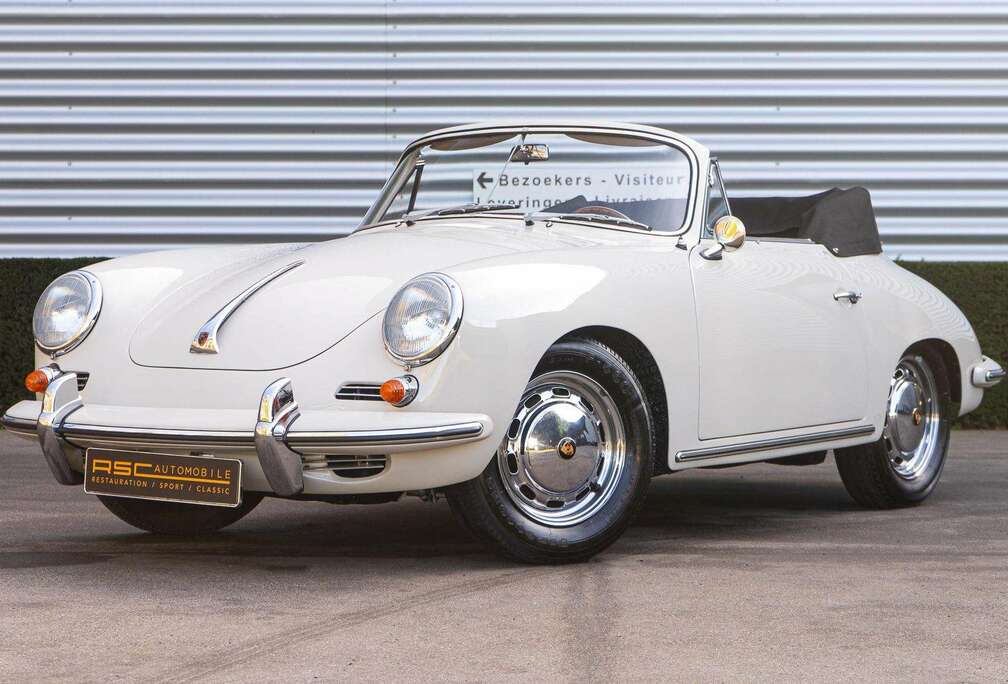 Porsche 356 SC Cabriolet - Reiher Grau