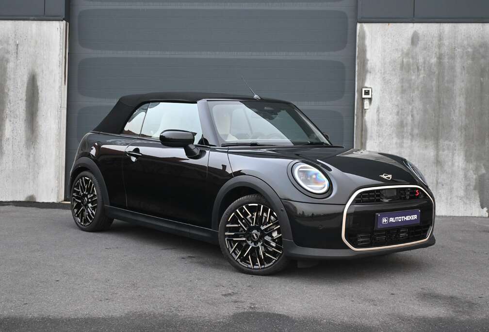 MINI Mini Cooper S Cabrio / Dodehoek/ Wit leder/ Camera