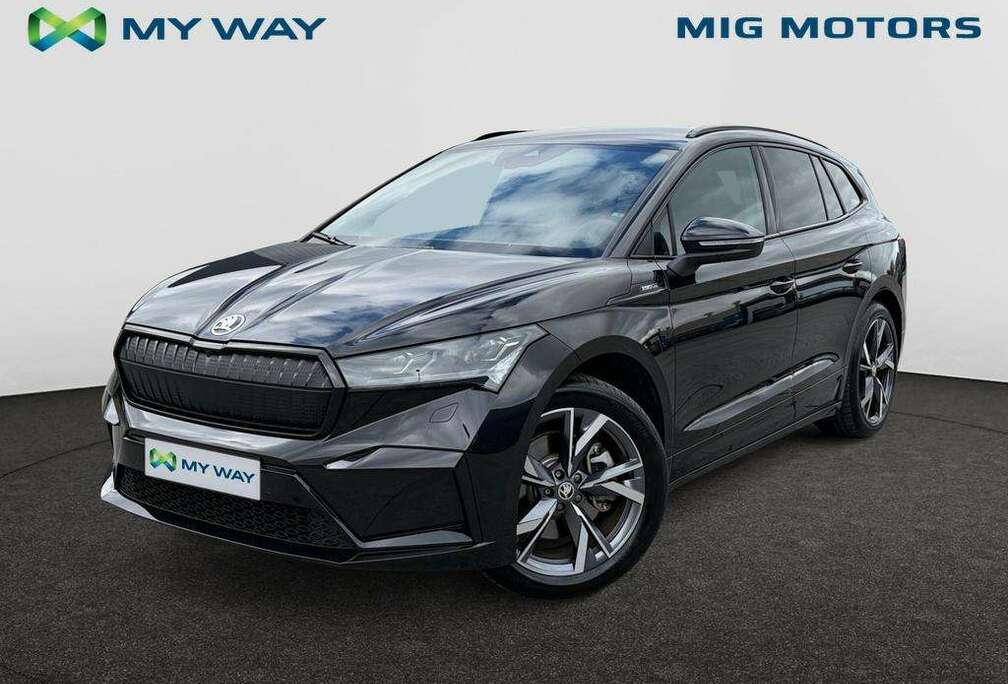 Skoda 85 Sportline 82kWh (285pk) /// Inklapbare Trekhaak /// Achteruitrijcamera /// Elektrische Kofferklep ///