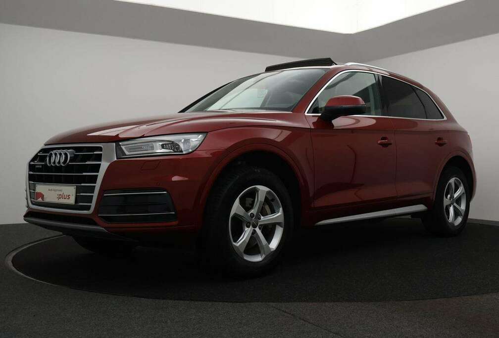 Audi Audi Q5 Design 2.0TDI QUATTRO 190PK *AUTOMAAT*GRIJS LEDER*CAMERA*PDC*NAVI*KELESS GO*AIRCO*ZETEMVERWARMING*...*