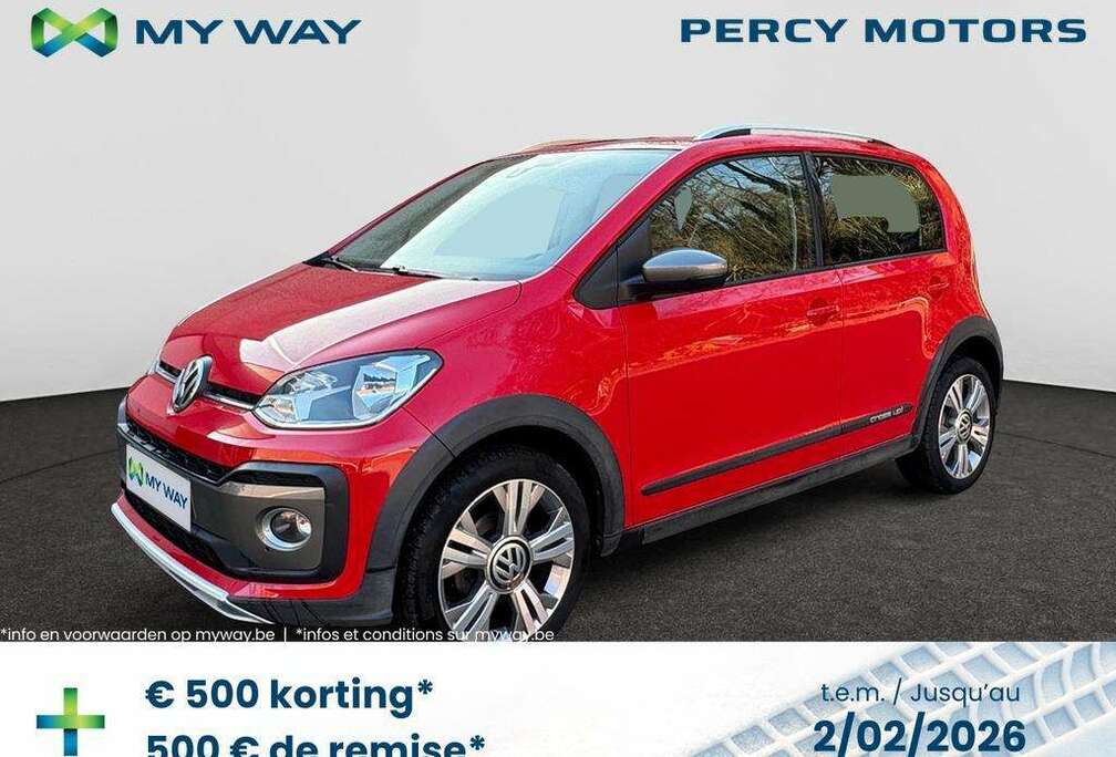 Volkswagen cross up 1.0 sans système Start-Stop 55 kW (75 ch) 5 vitesses manuel