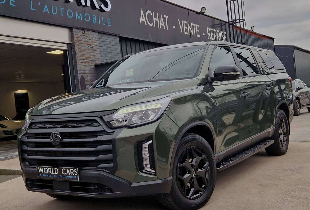 SsangYong 2.2 Turbo e-Xdi 4WD SAPPHIRE TVAC/BTW*IN - BLACK PACK - HARD-TOP - TOIT OUVRANT - CARPLAY - COCKPIT DIGITALE -CAMERA-FULL