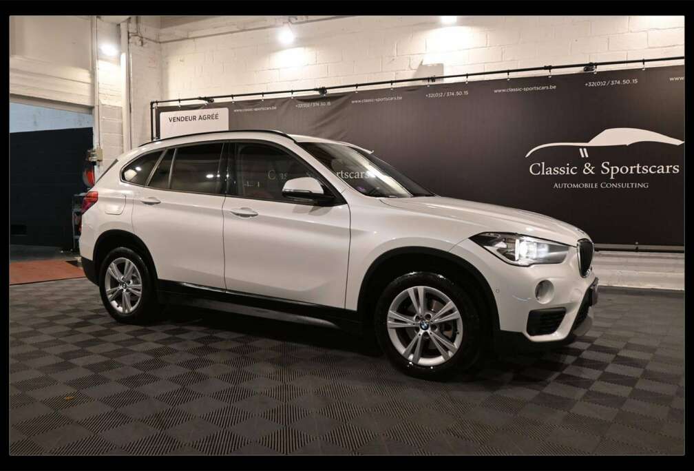 BMW X1 1.5iA sDrive18 / AUTO / CUIR / BLUETOOTH / ATTELAGE / COFFRE ELECTRIQUE
