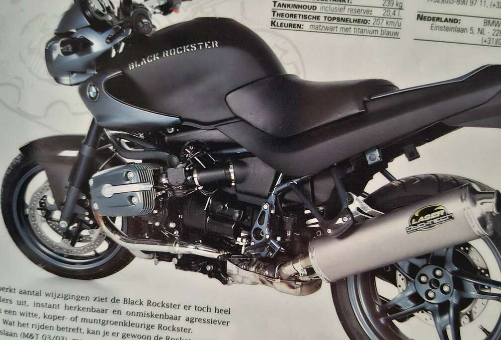 BMW R1150R Black Rockster